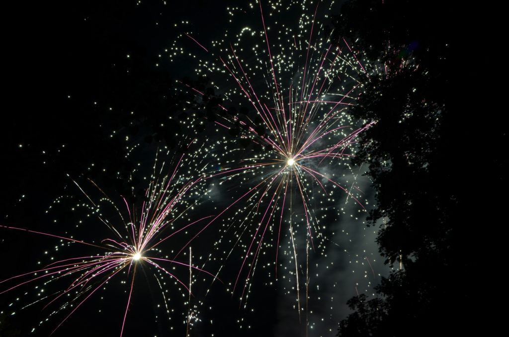 Feux d'artifice au Château du Taillis