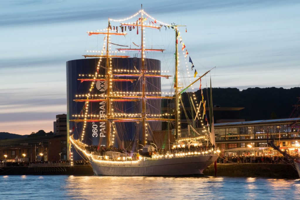 Le Cuauhtémoc, trois-mâts de la marine mexicaine à Rouen pour l'Armada 2019