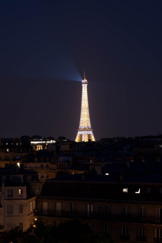 La Tour Eiffel de nuit, 25 juin 2019