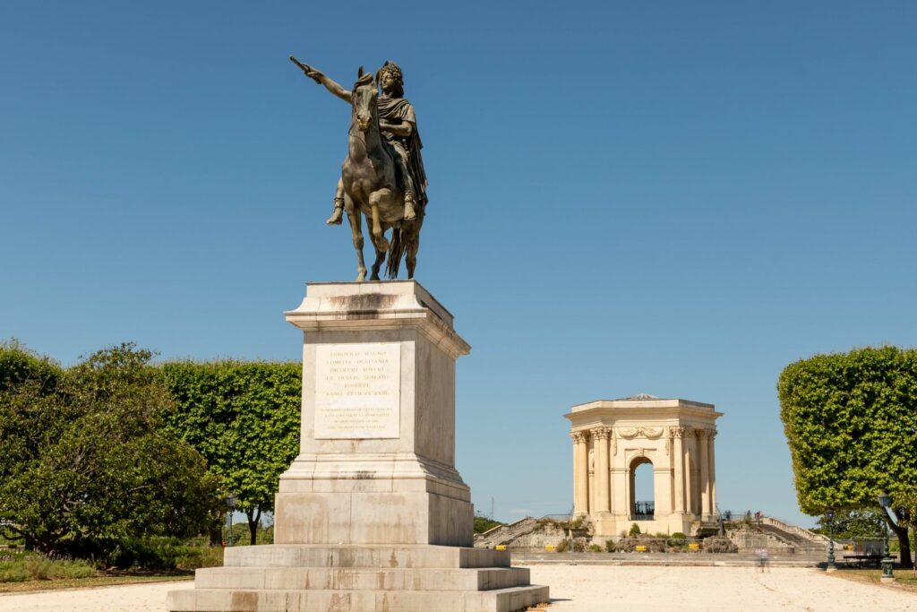 Promenade du Peyrou à Montpellier