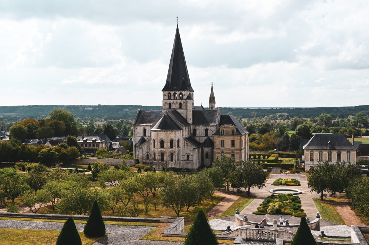 L'abbaye St-Georges et ses jardins